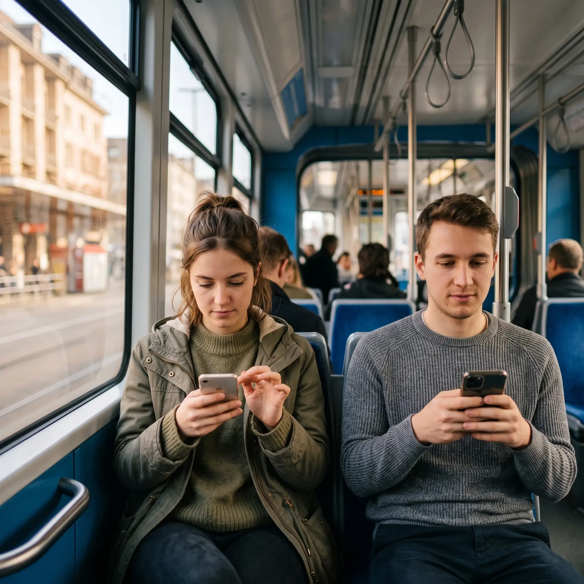 Google Ads Zielgruppen richtig ansprechen: Targeting für Schweizer Unternehmen 3 Junge Zielgruppe nutzt Smartphone für mobile Google Ads