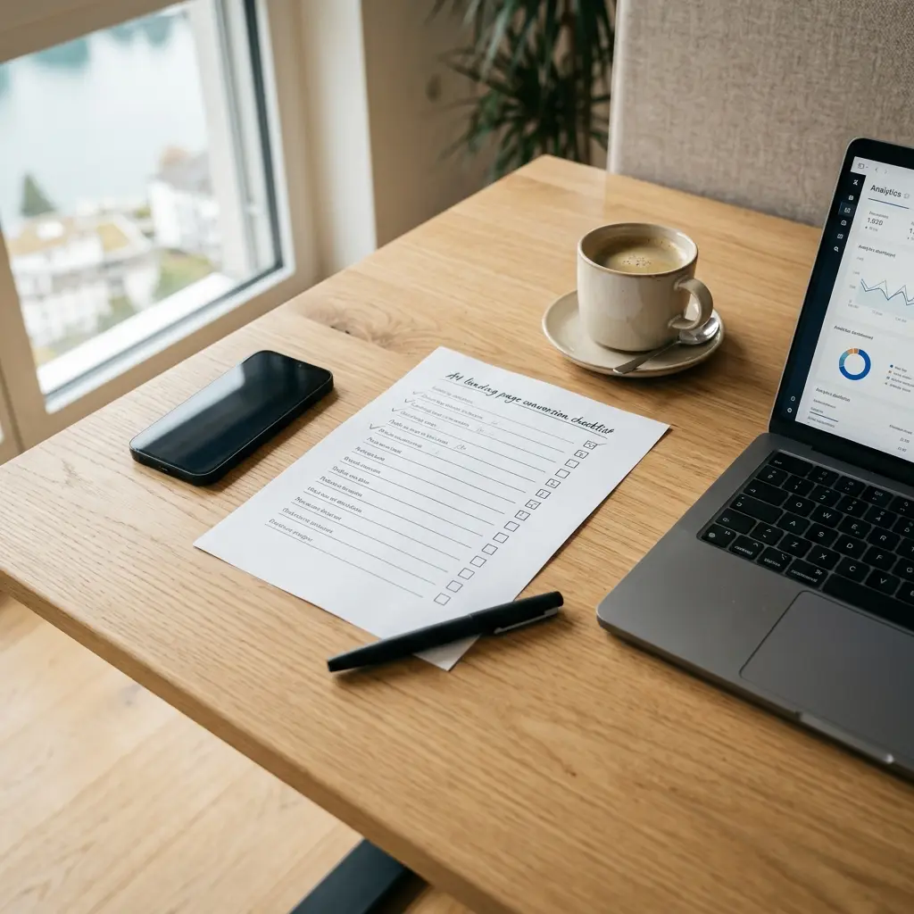 Landingpage Conversion Optimierung: Best Practices für Schweizer KMU 1 Landingpage Conversion Optimierung Schweiz: Checkliste für bessere Conversion am Schweizer Arbeitsplatz