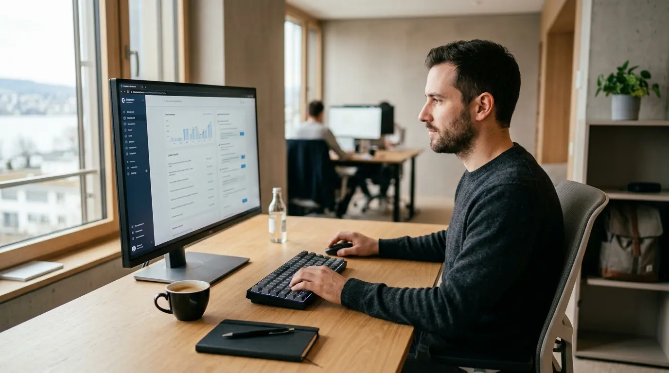 Blog 3 Shopware 6 Update Schweiz: Entwickler prüft Updates am Dashboard
